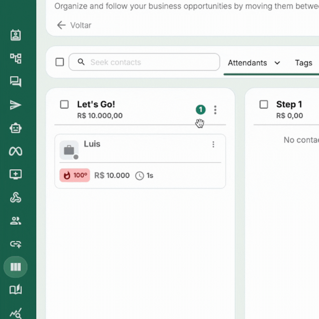 Unni CRM demo