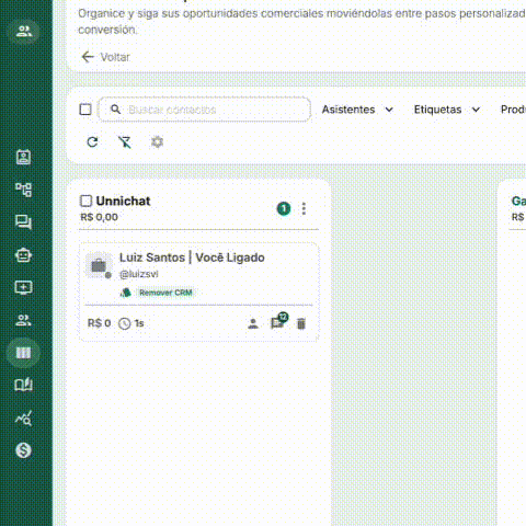 Demostración de Unni CRM